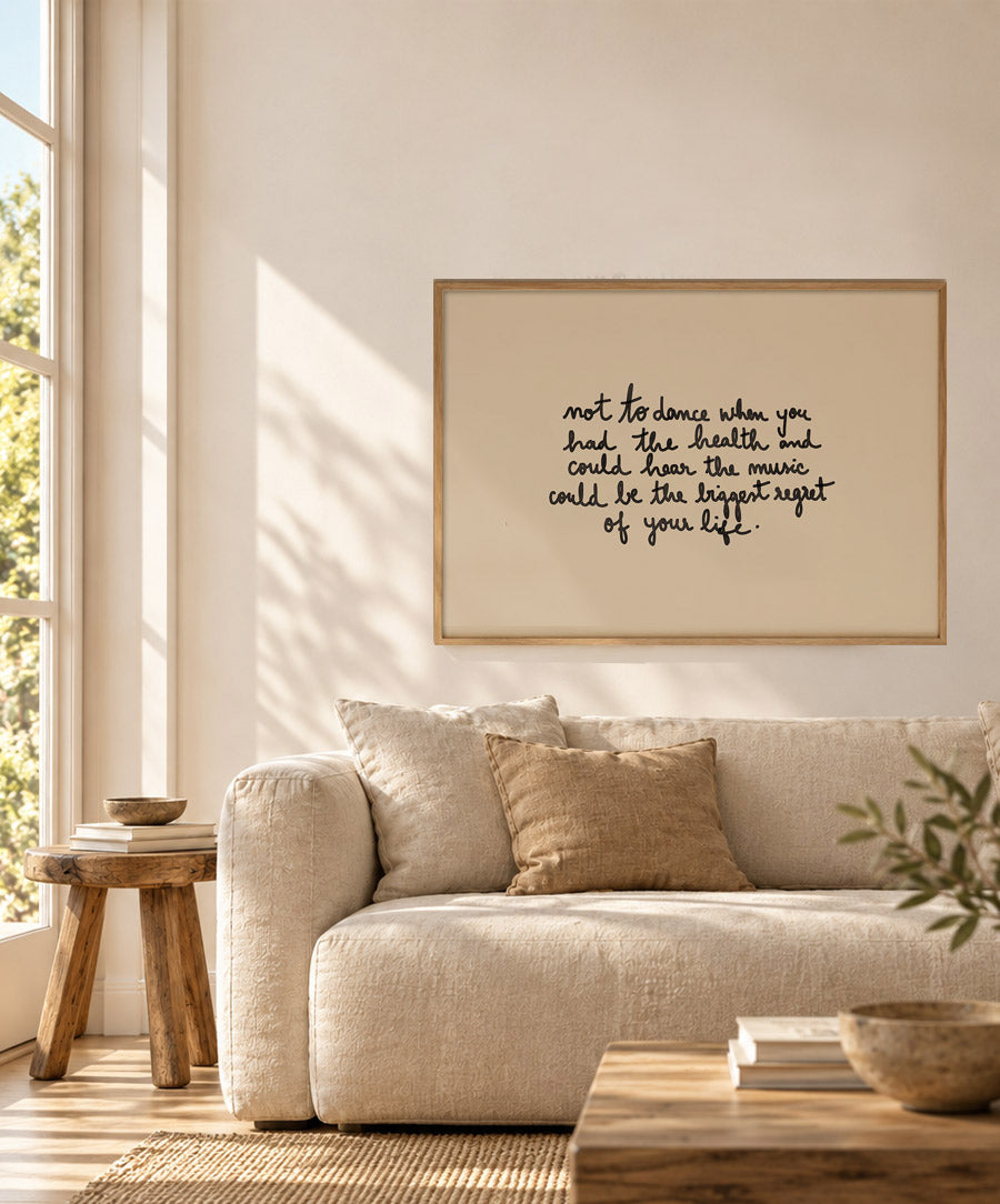Poster 'No Regrets'