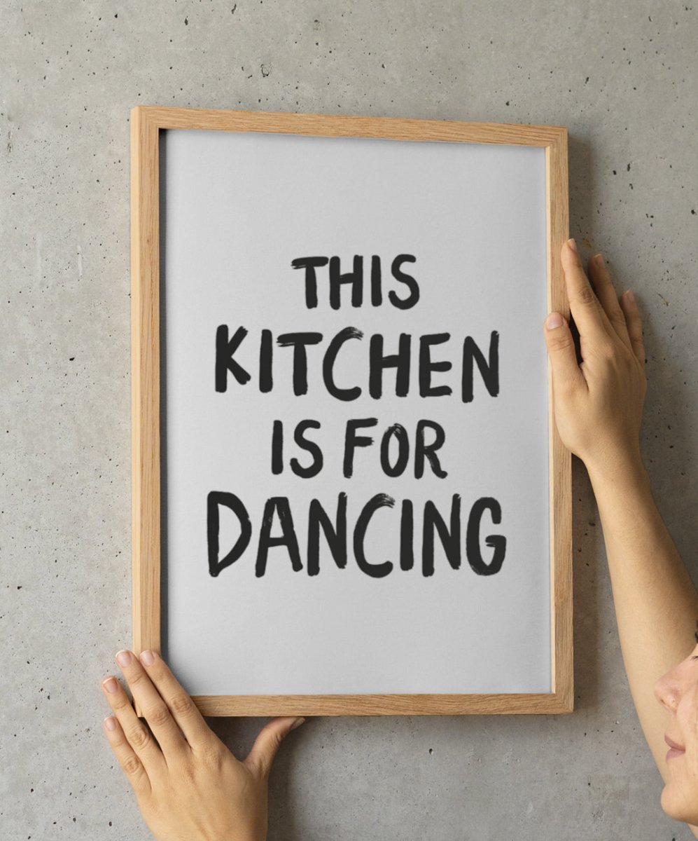 This Kitchen is for dancing - Posters Catita illustrations