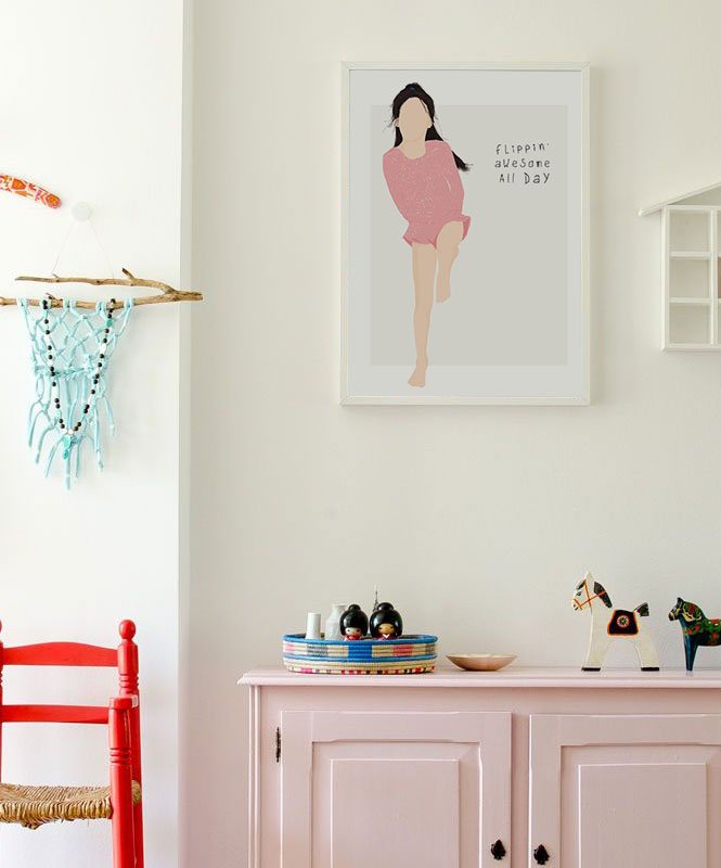 Ginasta - Posters Catita illustrations