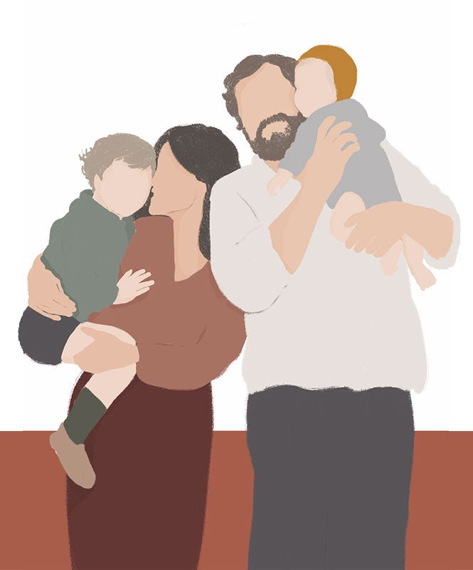 Ilustração Personalizada Terracota - Ilustrações Personalizadas Catita illustrations