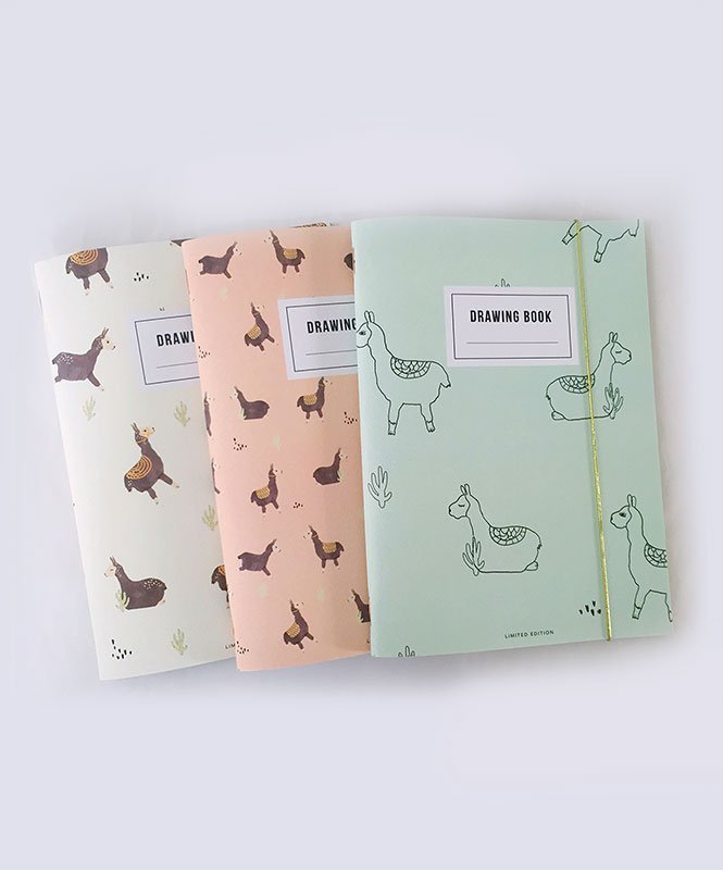 Pack Cadernos Lamas - Cadernos Catita illustrations