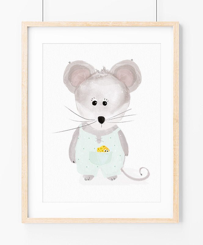 Poster Summer Little Mouse - Posters Catita illustrations