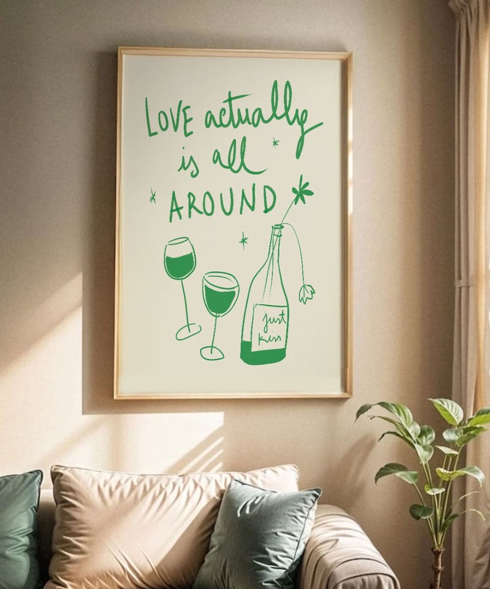 Love actually is all around - Posters Catita illustrations